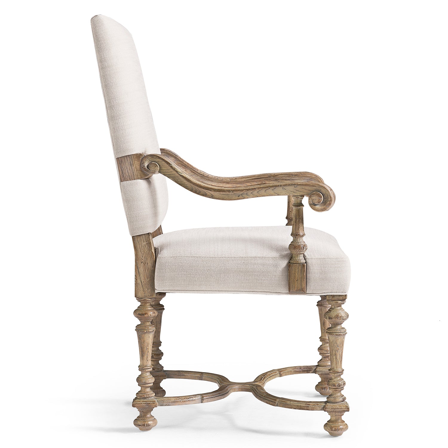 Jonathan Charles Sagehill Upholstered Arm Chair