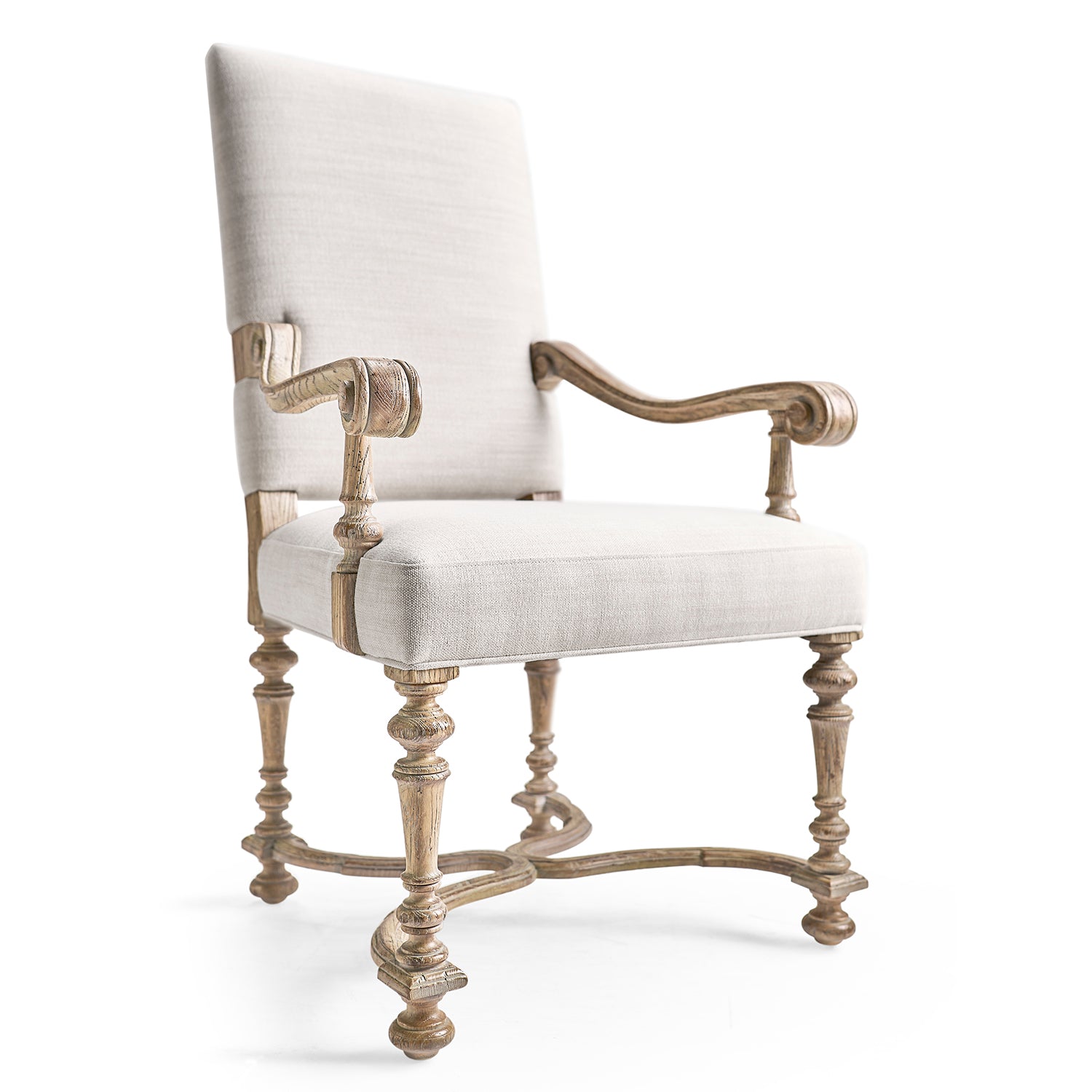 Jonathan Charles Sagehill Upholstered Arm Chair