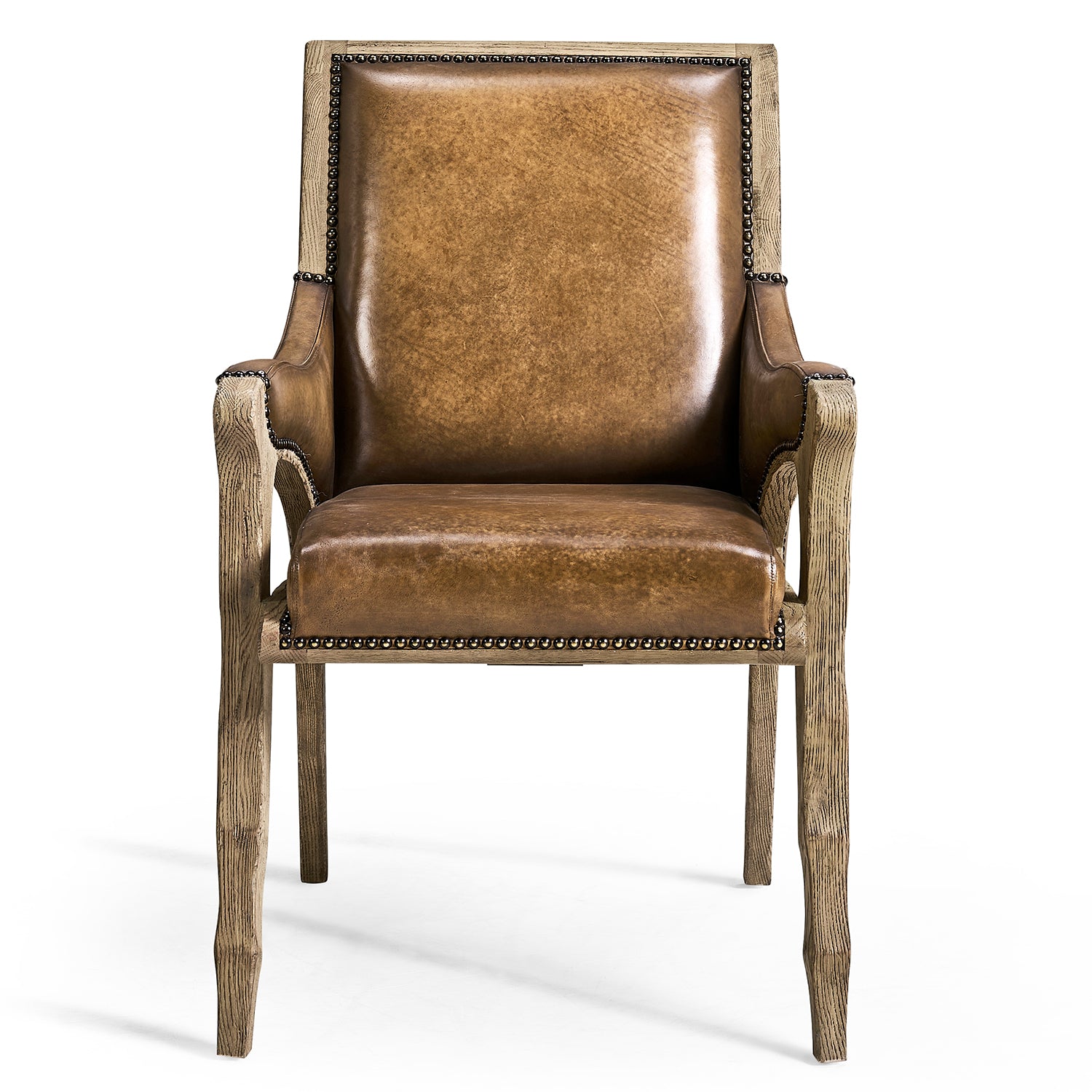 Jonathan Charles Echo Canyon Leather Arm Chair