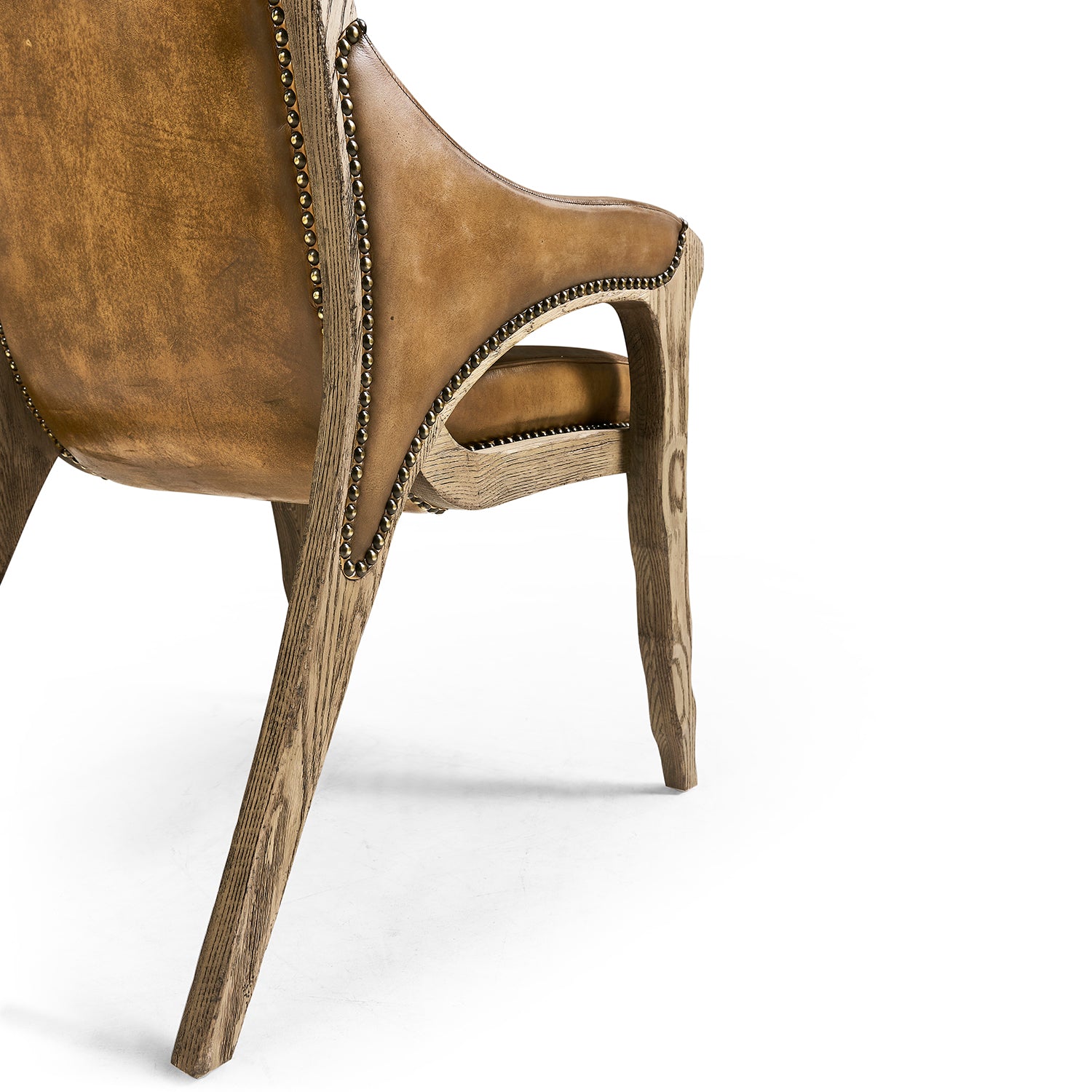 Jonathan Charles Echo Canyon Leather Arm Chair