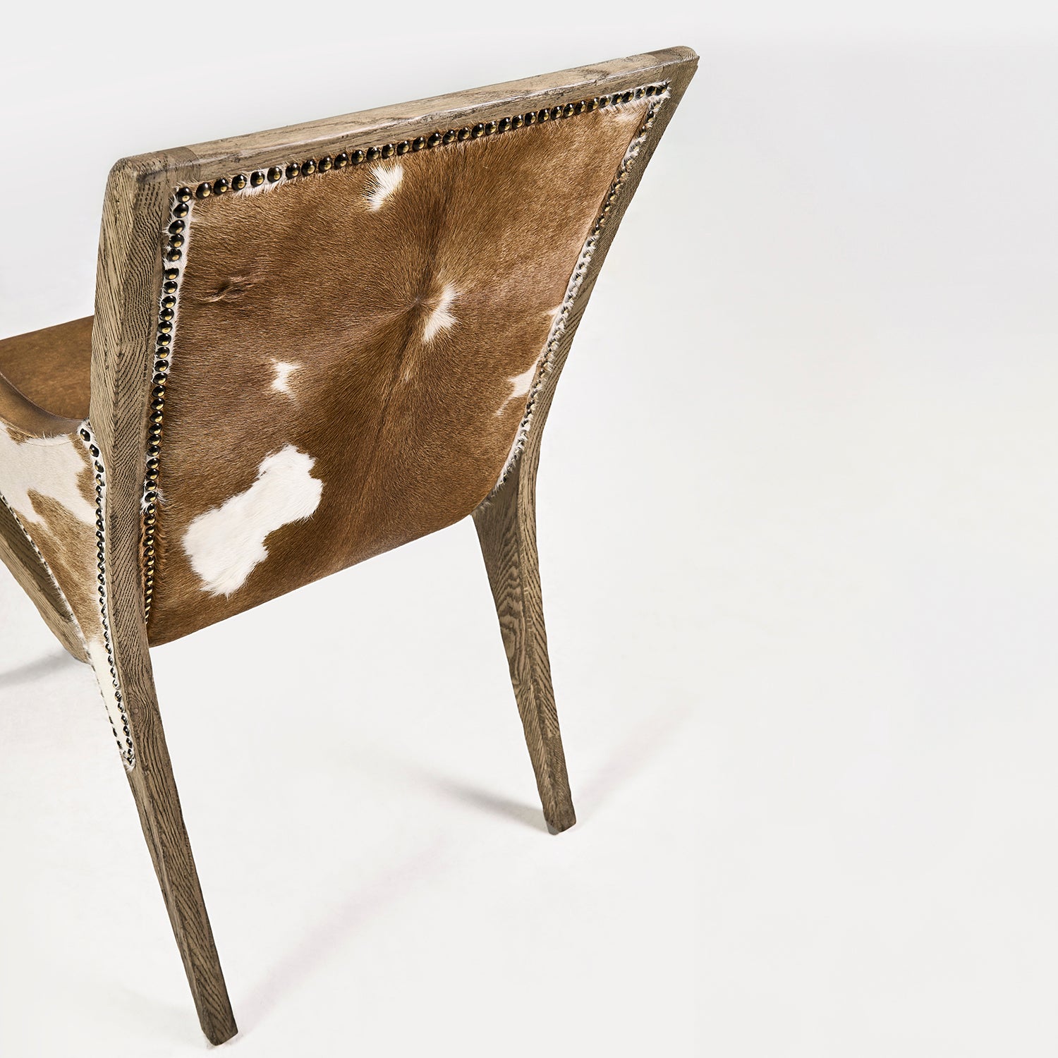 Jonathan Charles Echo Canyon Leather & Hide Arm Chair