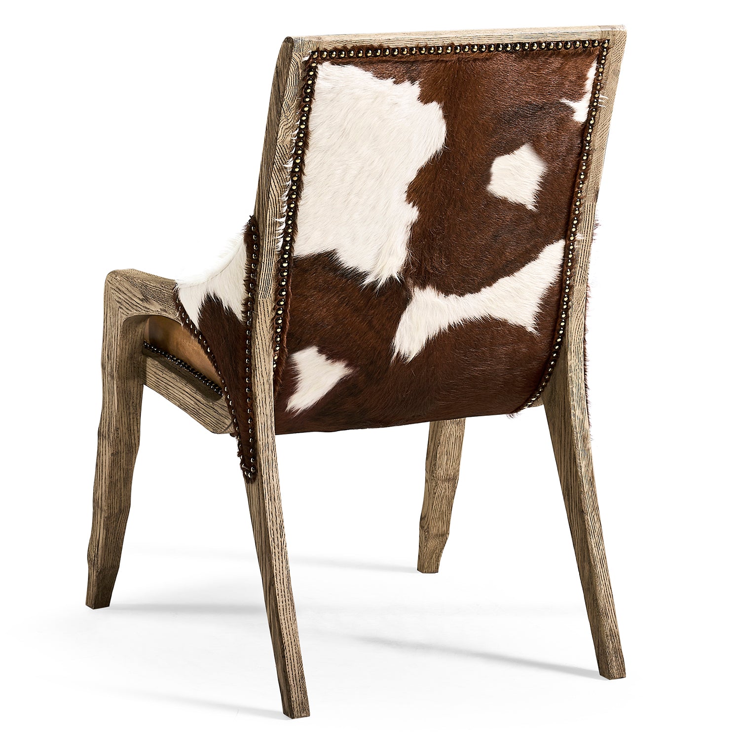 Jonathan Charles Echo Canyon Leather & Hide Side Chair