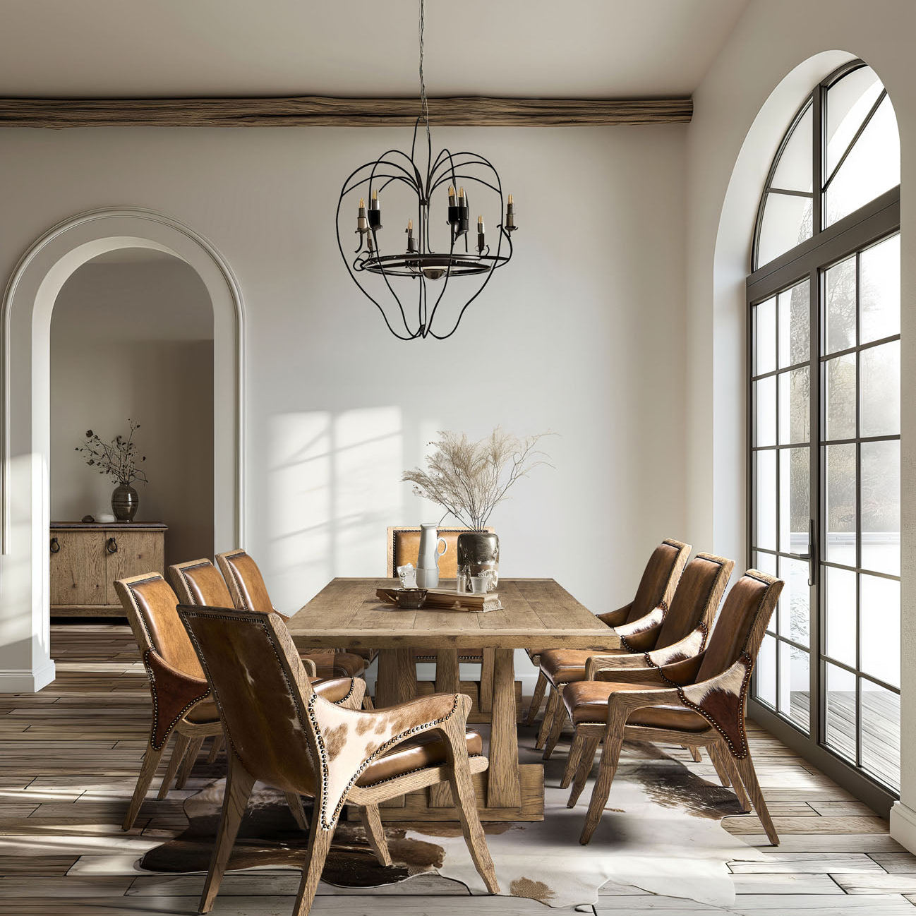Jonathan Charles Echo Canyon 96in Rectangular Dining Table