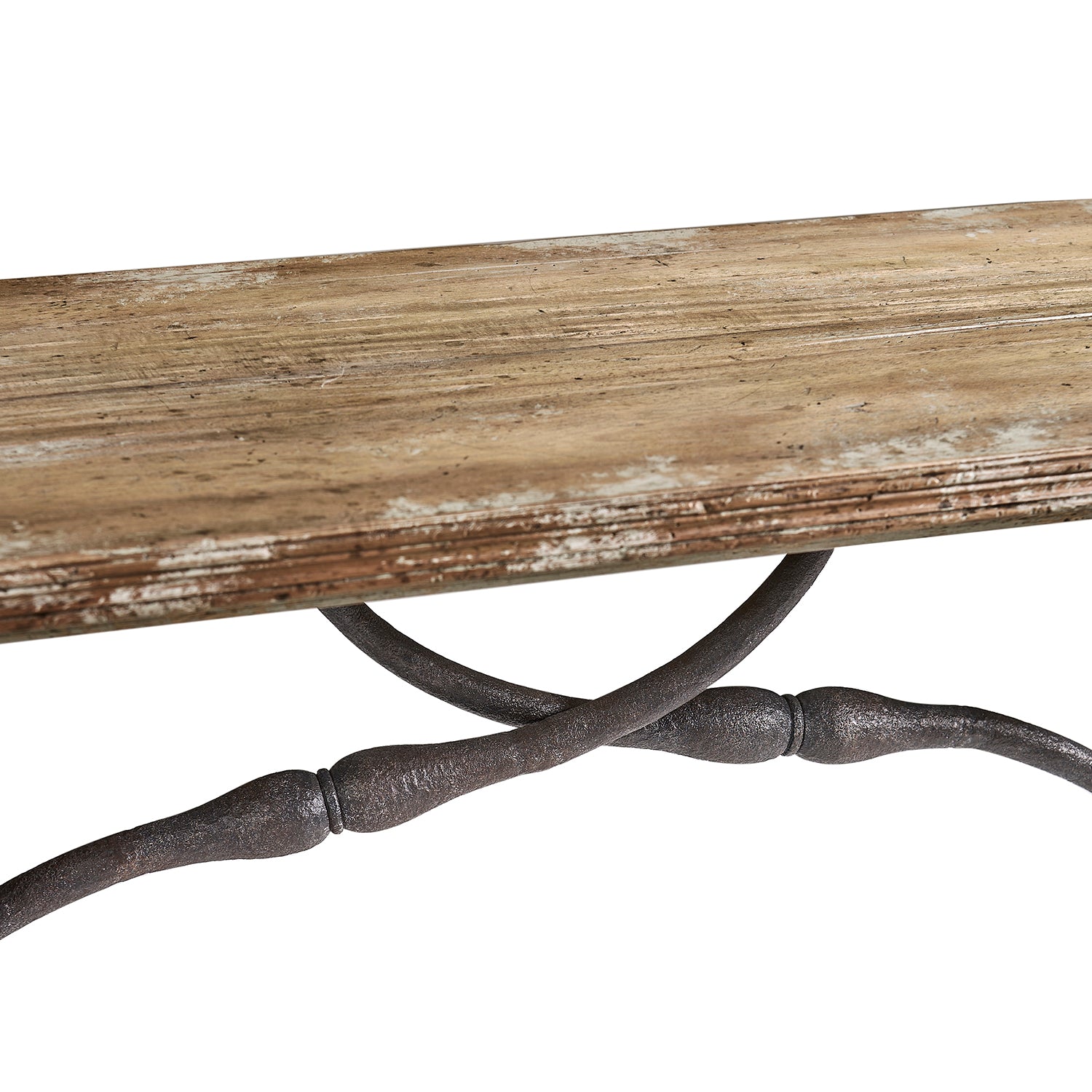 Jonathan Charles Caldera Turned-Leg Console Table