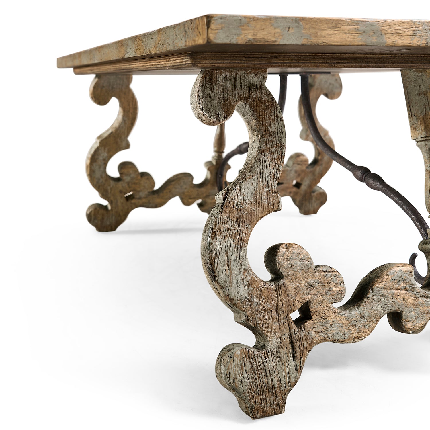 Jonathan Charles Caldera Curved-Base Cocktail Table