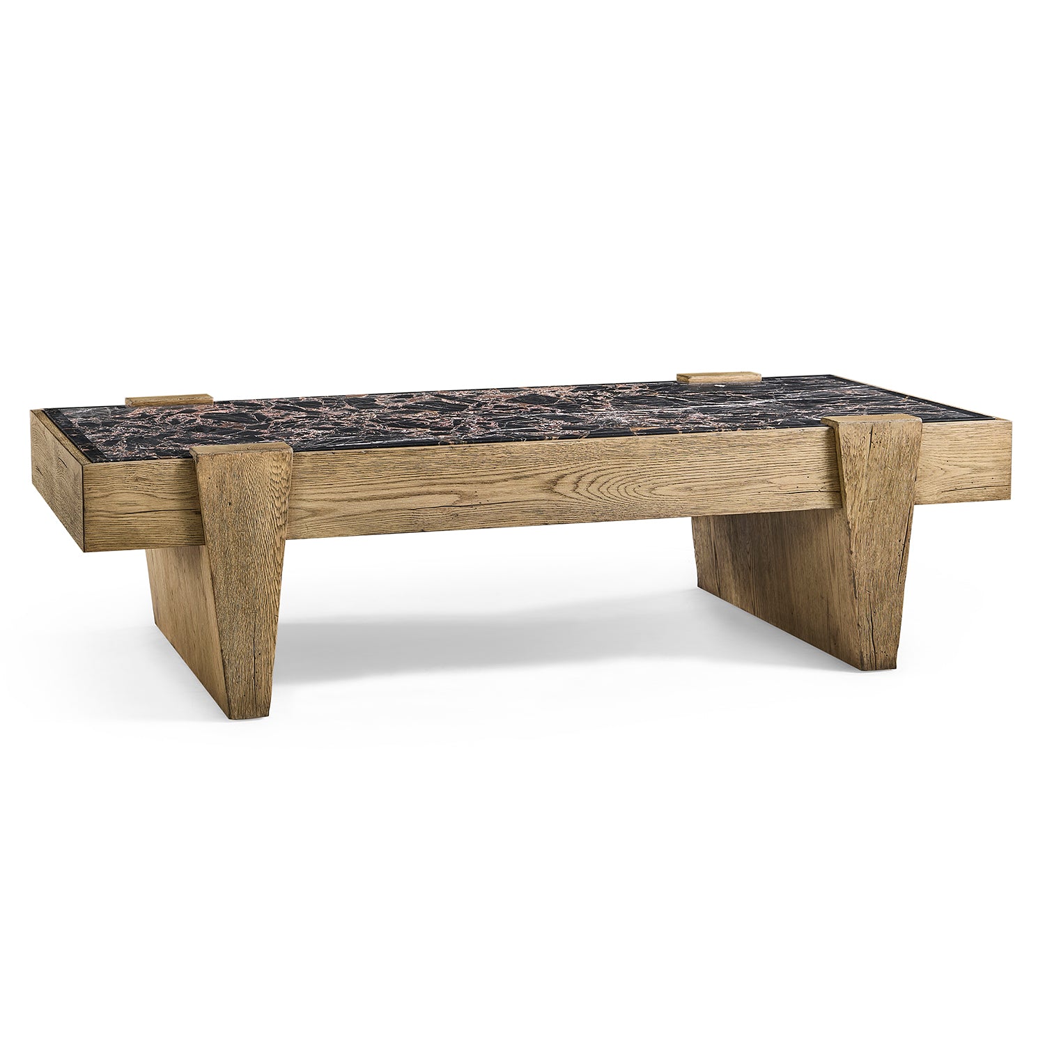 Jonathan Charles Echo Canyon Marble Rectangular Cocktail Table
