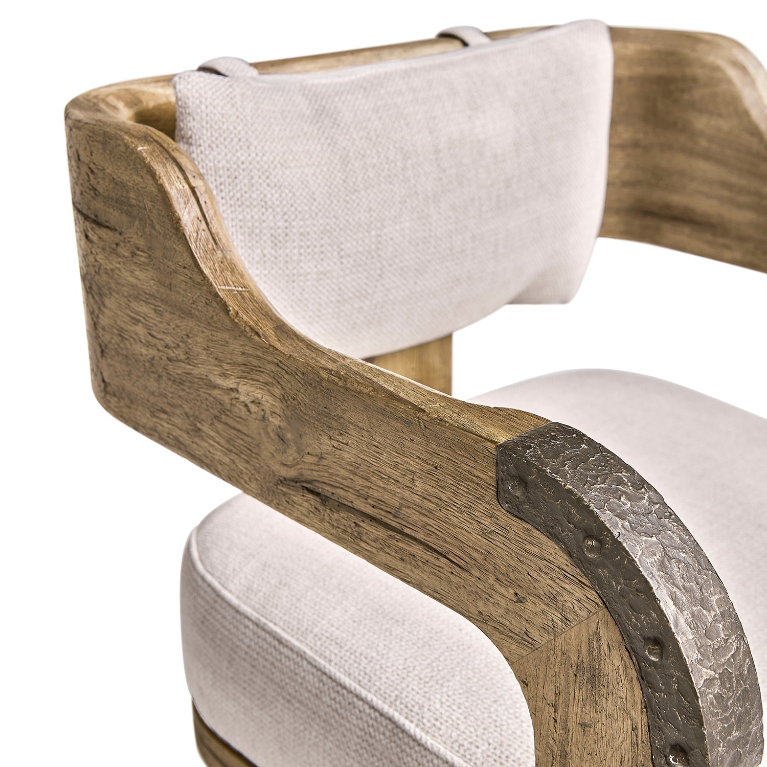 Jonathan Charles Light Stone Ridge Upholstered Arm Chair