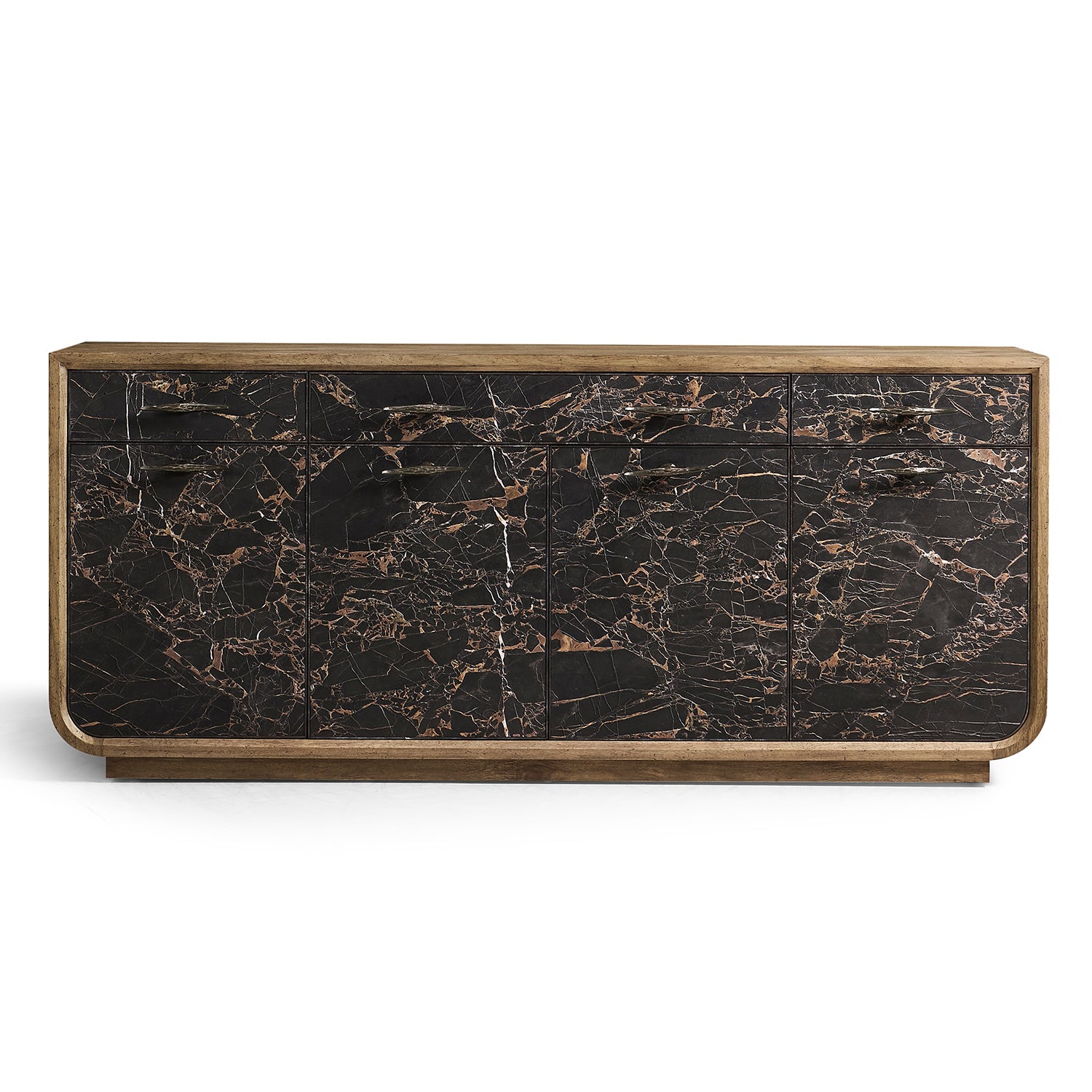 Jonathan Charles Light Stone Ridge Marble Credenza