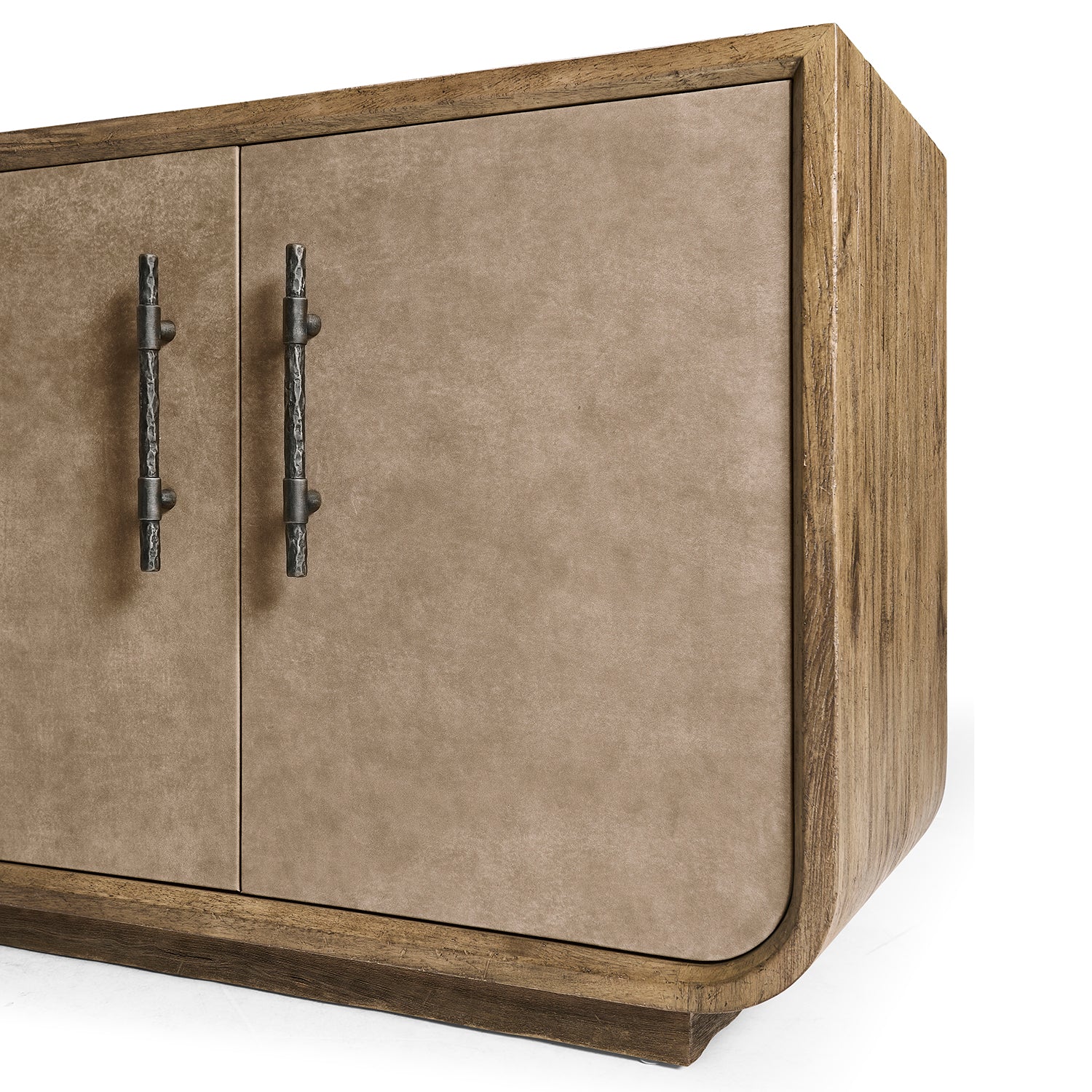 Jonathan Charles Light Stone Ridge Leather Credenza