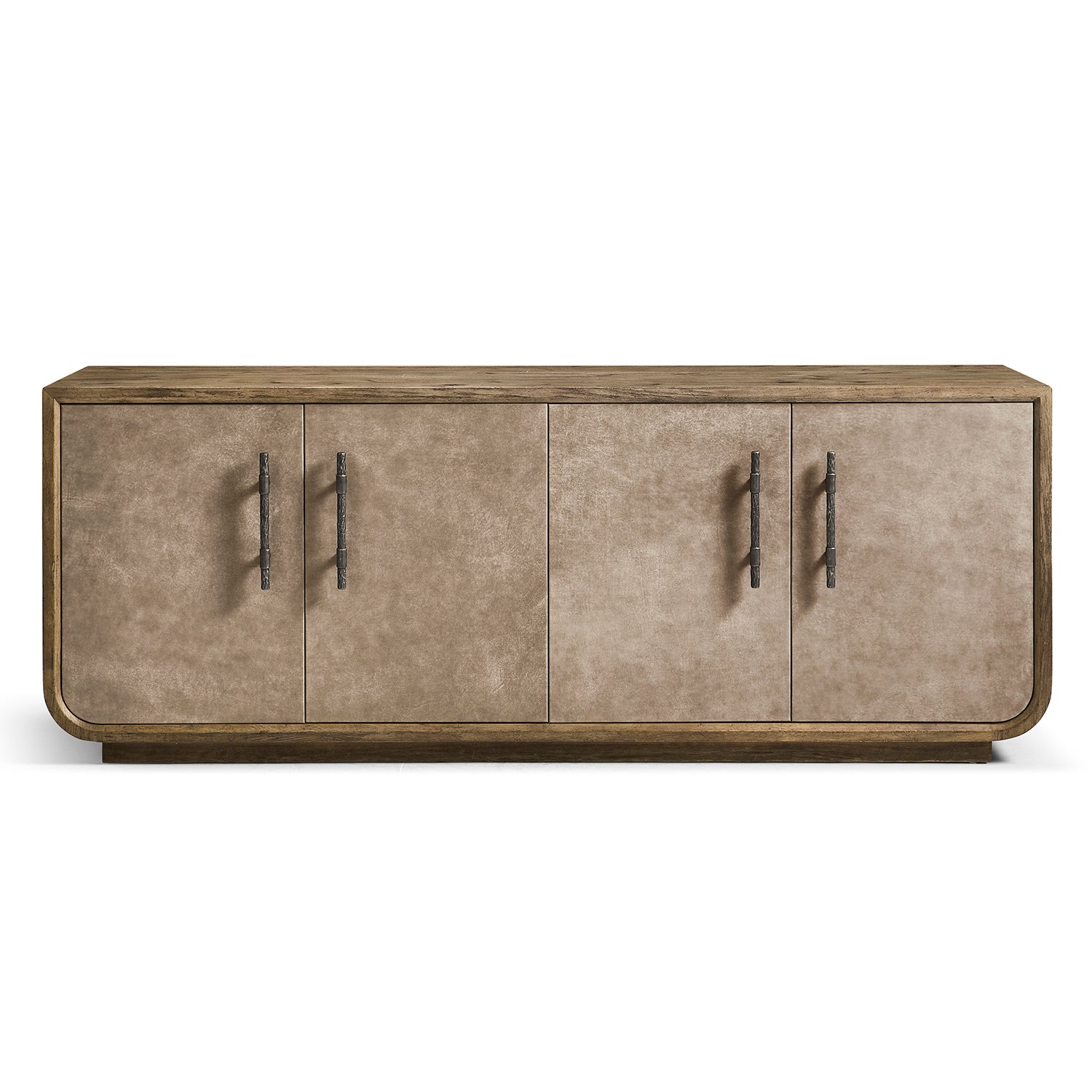 Jonathan Charles Light Stone Ridge Leather Credenza
