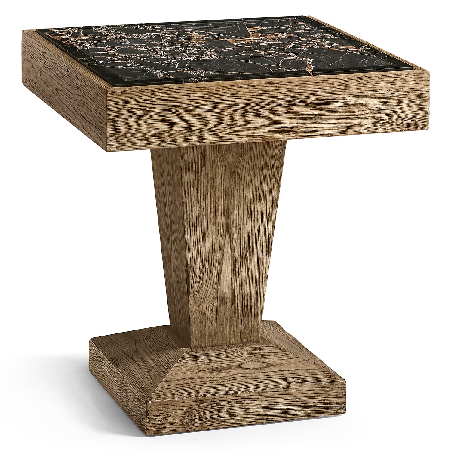 Jonathan Charles Echo Canyon Square Marble Side Table
