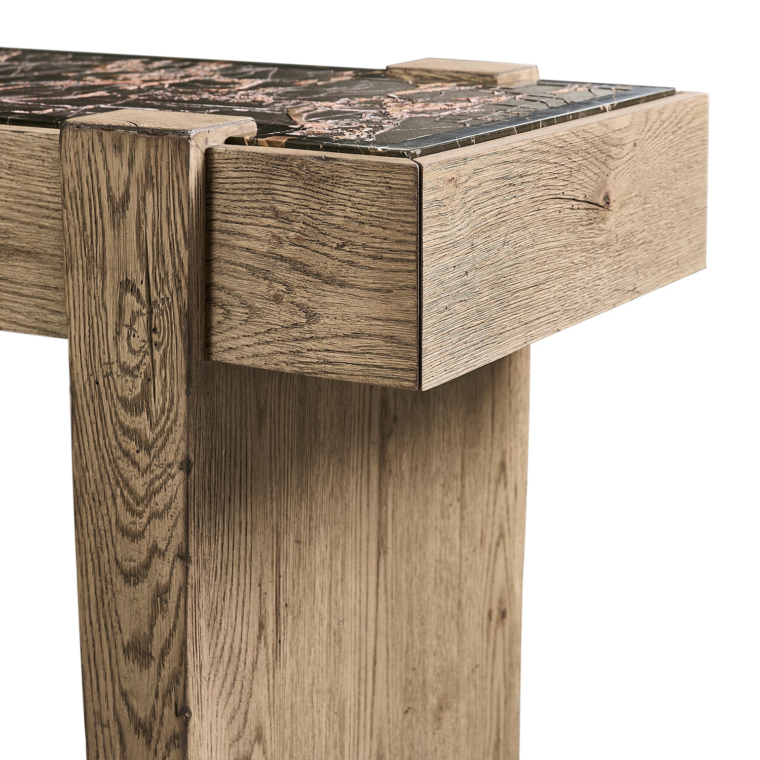 Jonathan Charles Echo Canyon Marble Console Table