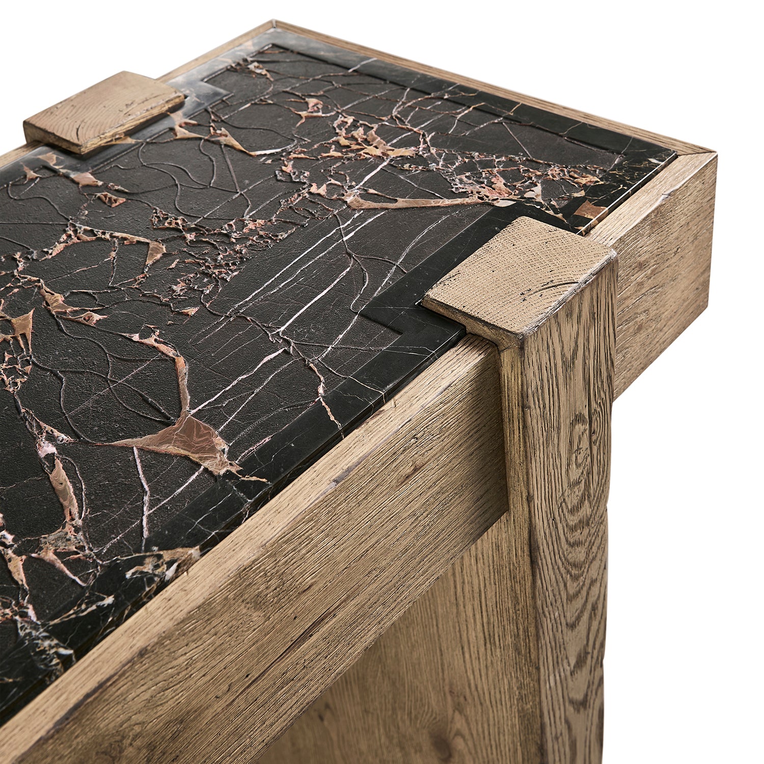 Jonathan Charles Echo Canyon Marble Console Table