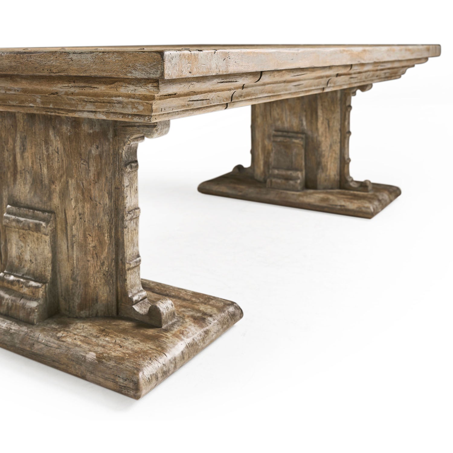 Jonathan Charles Caldera Pedestal-Base Cocktail Table