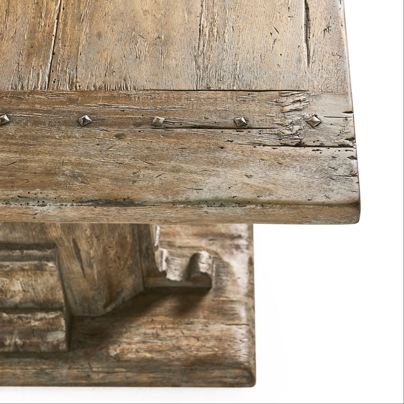 Jonathan Charles Caldera Pedestal-Base Cocktail Table