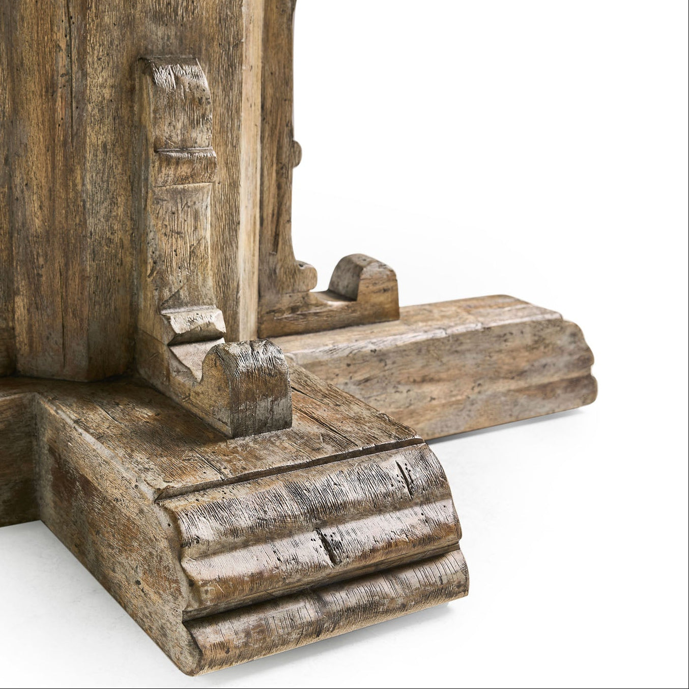 Jonathan Charles Caldera Pedestal-Base Console Table