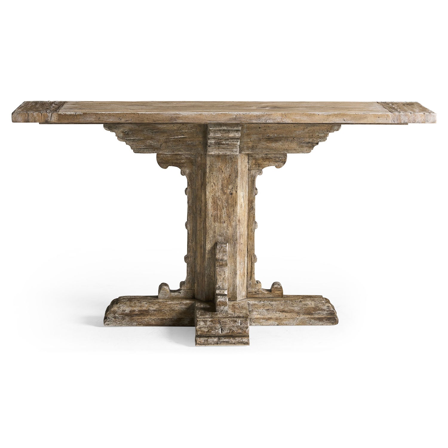 Jonathan Charles Caldera Pedestal-Base Console Table