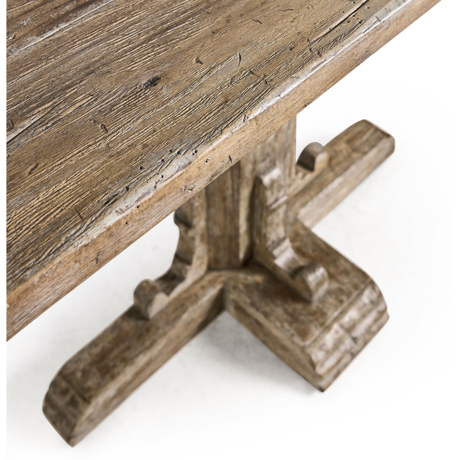 Jonathan Charles Caldera Pedestal-Base Console Table