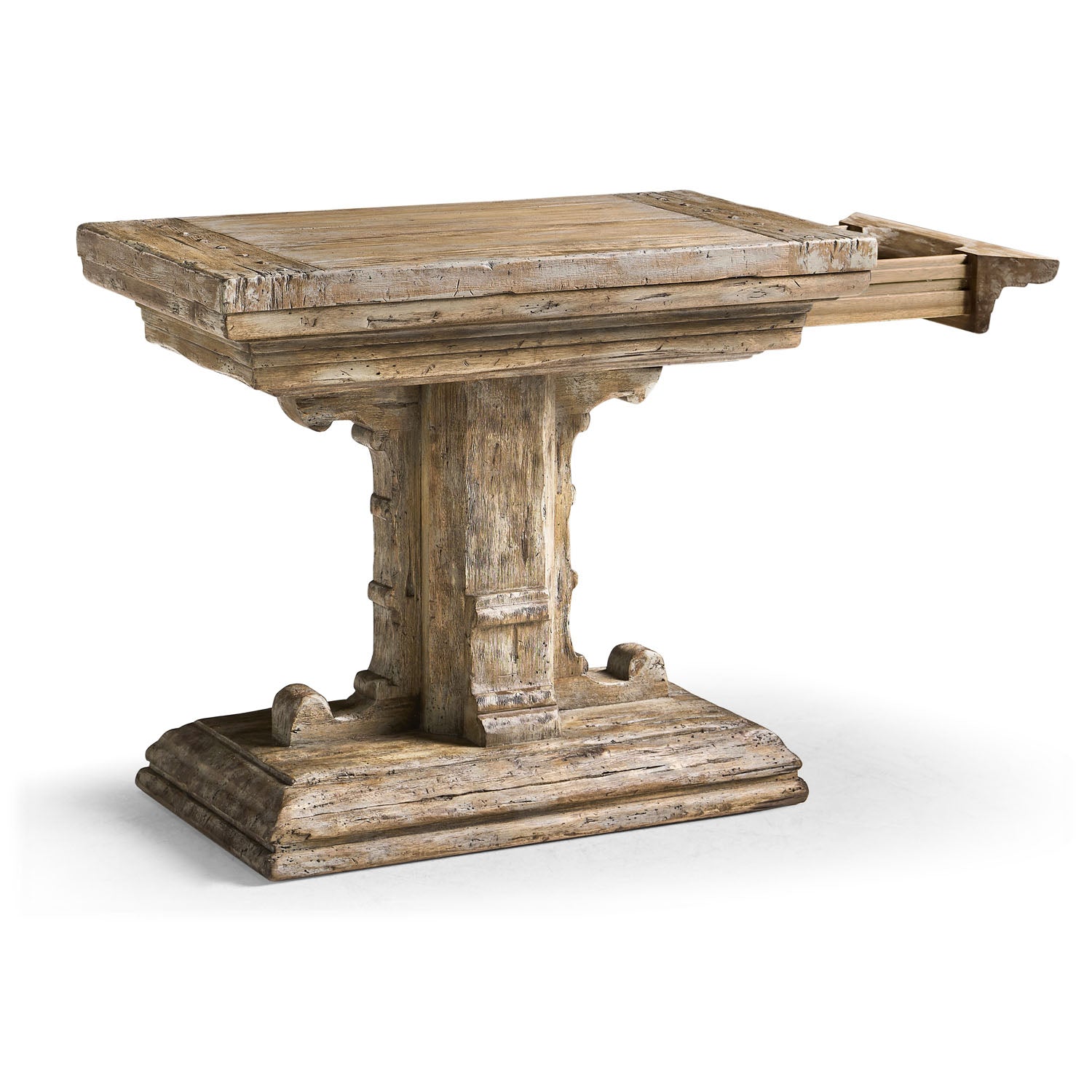 Jonathan Charles Caldera Pedestal-Base Side Table