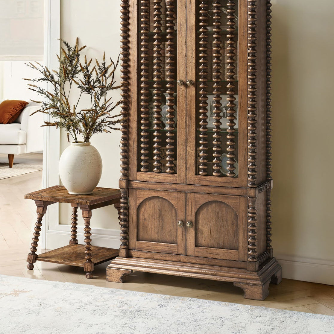 Jonathan Charles Tamarisk Square End Table