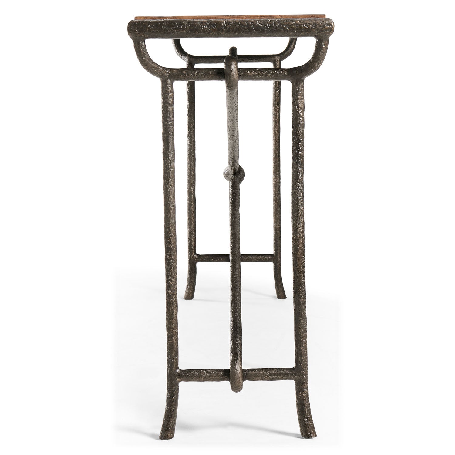 Jonathan Charles Forge Iron Console Table