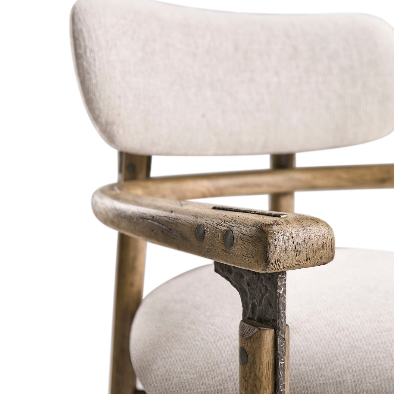 Jonathan Charles Stone Ridge Upholstered Dining Arm Chair Set of 2