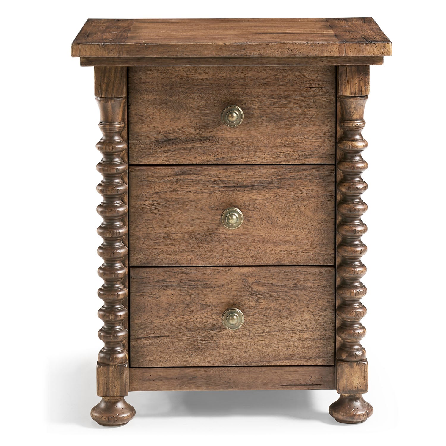 Jonathan Charles Tamarisk 3 Drawer Narrow Nightstand