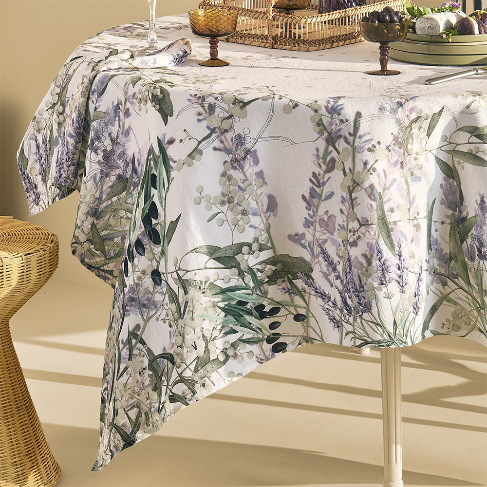 Garnier Thiebaut Parfum De Lavande Mauve Tablecloth