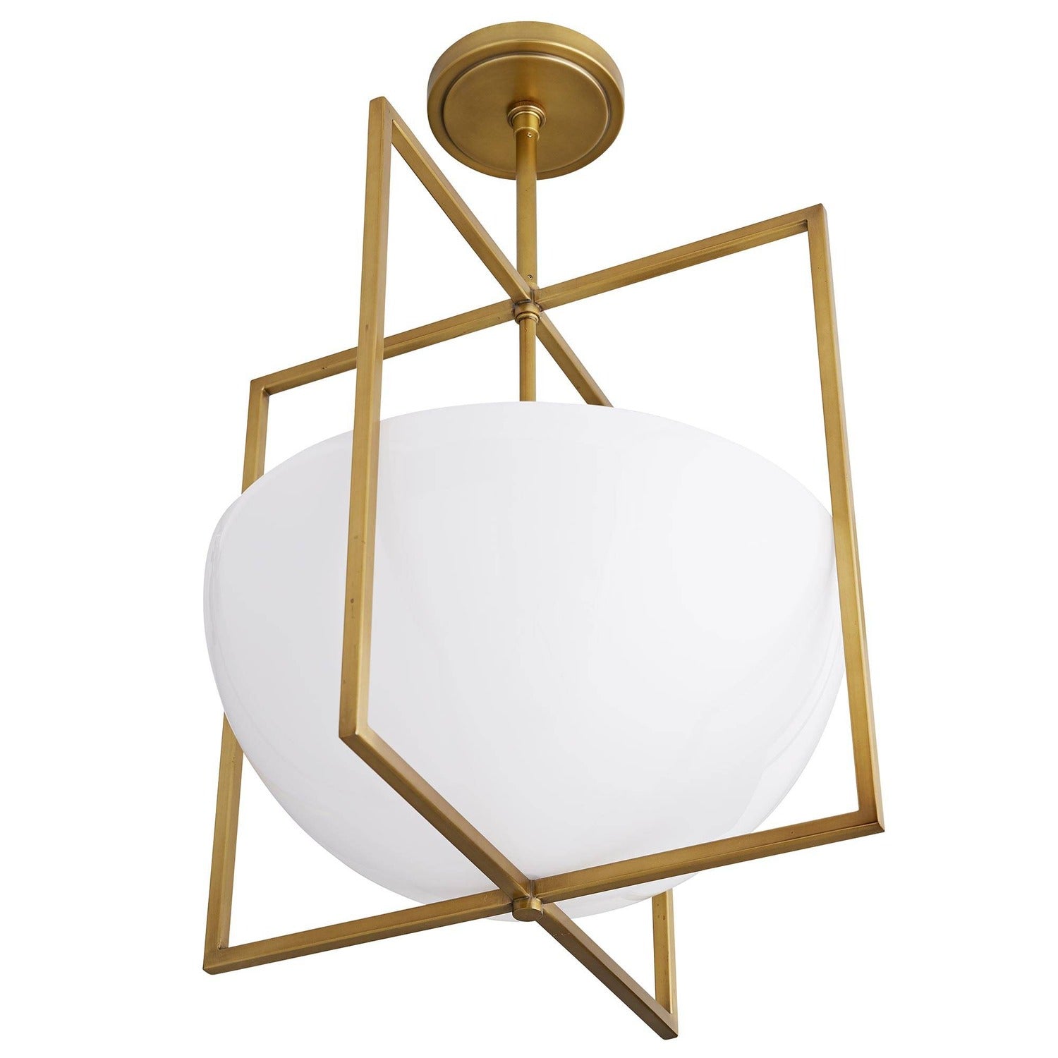 Arteriors Royce Antique Brass Pendant