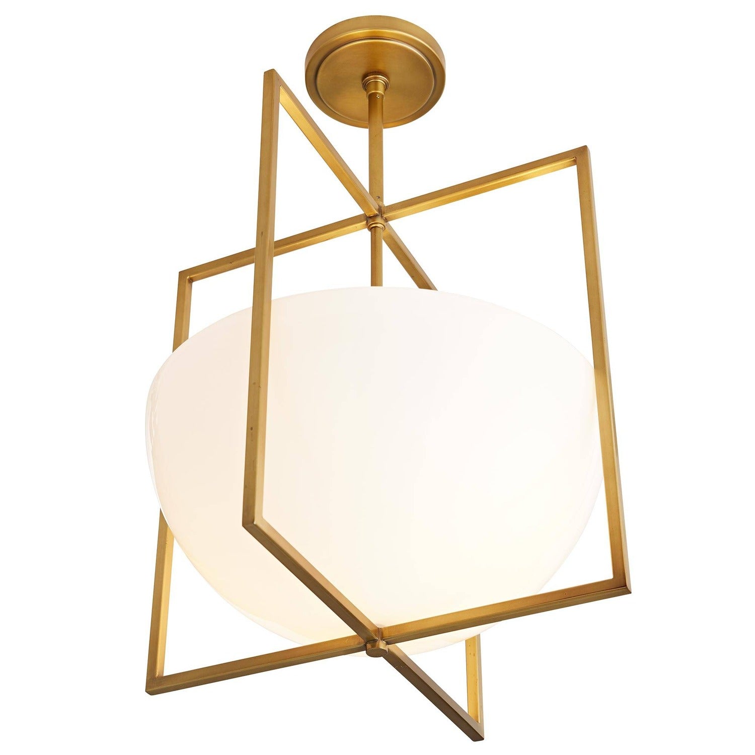 Arteriors Royce Antique Brass Pendant