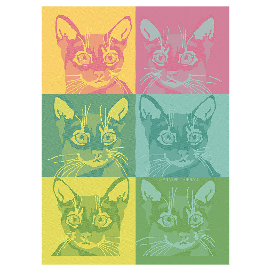 Garnier Thiebaut Chachacha Pop Jacquard Kitchen Towel Set of 4