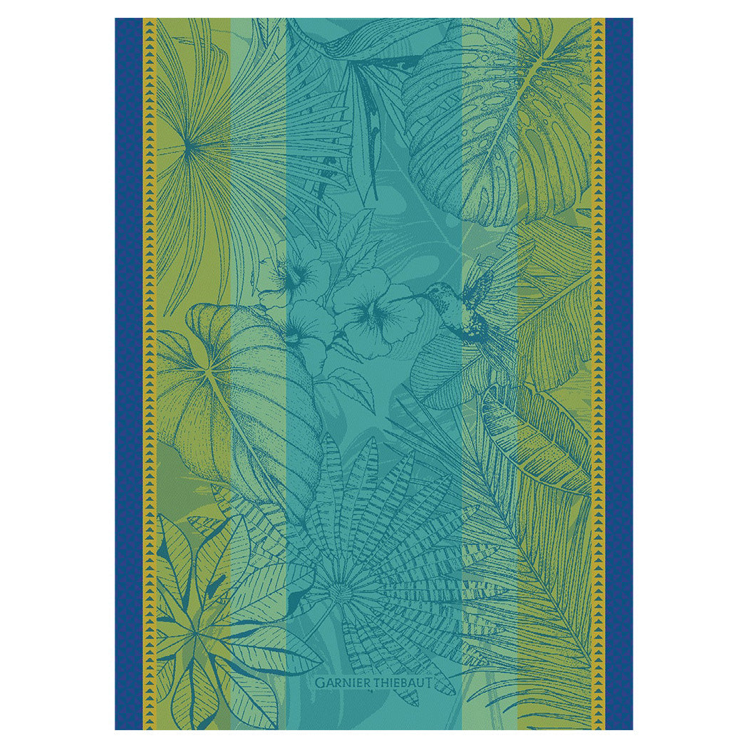 Garnier Thiebaut Plantes Exotiques Baltique Jacquard Kitchen Towel Set of 4