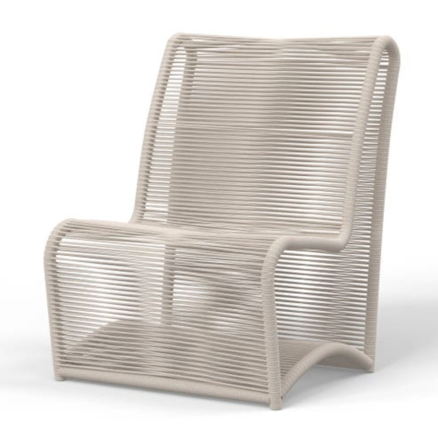 Sunset West Sand Outdoor Armless Club Chair