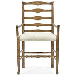Jonathan Charles Casual Accents Driftwood Ladderback Arm Chair