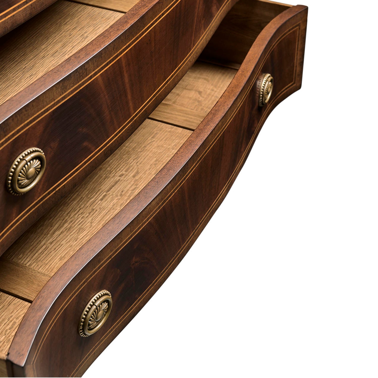 Jonathan Charles Windsor Credenza with Curved Doors