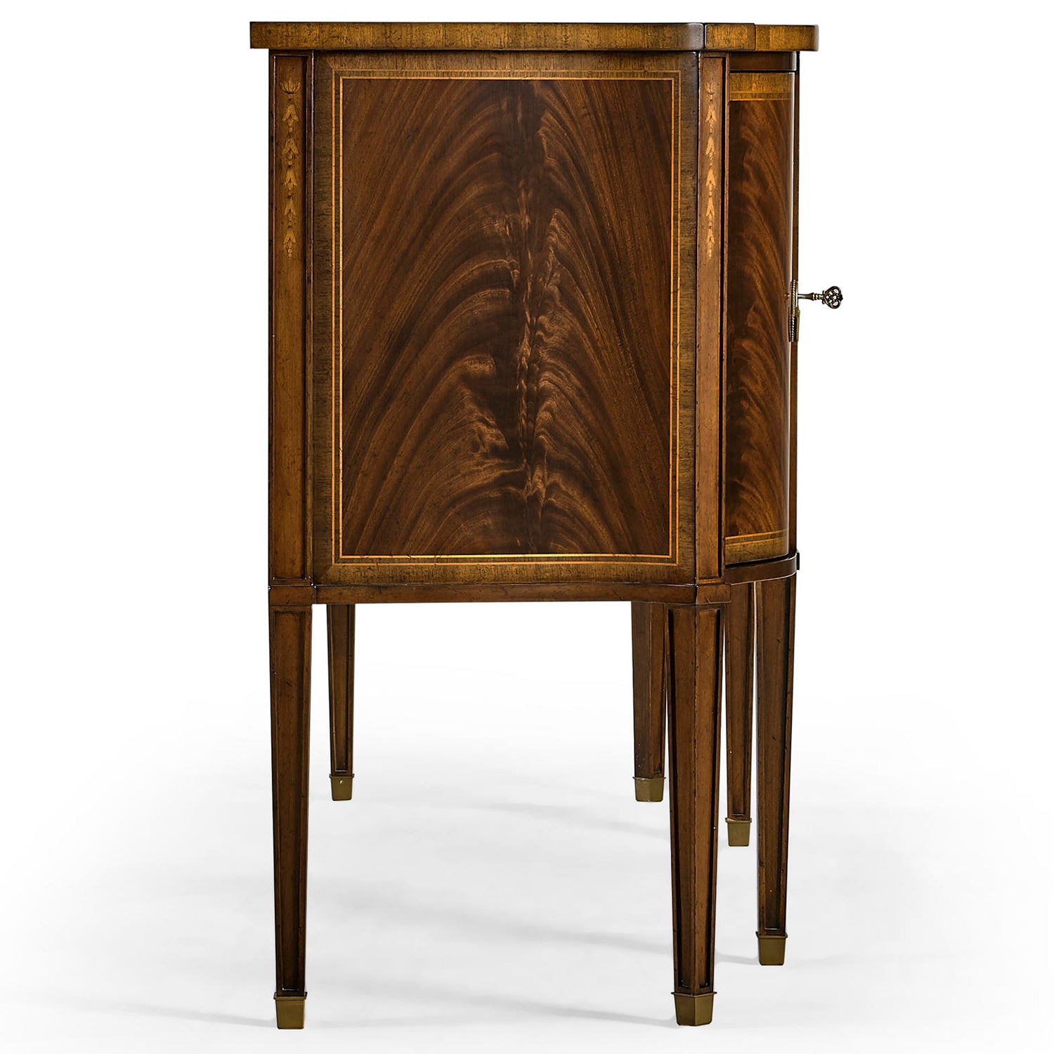 Jonathan Charles Windsor Credenza with Curved Doors