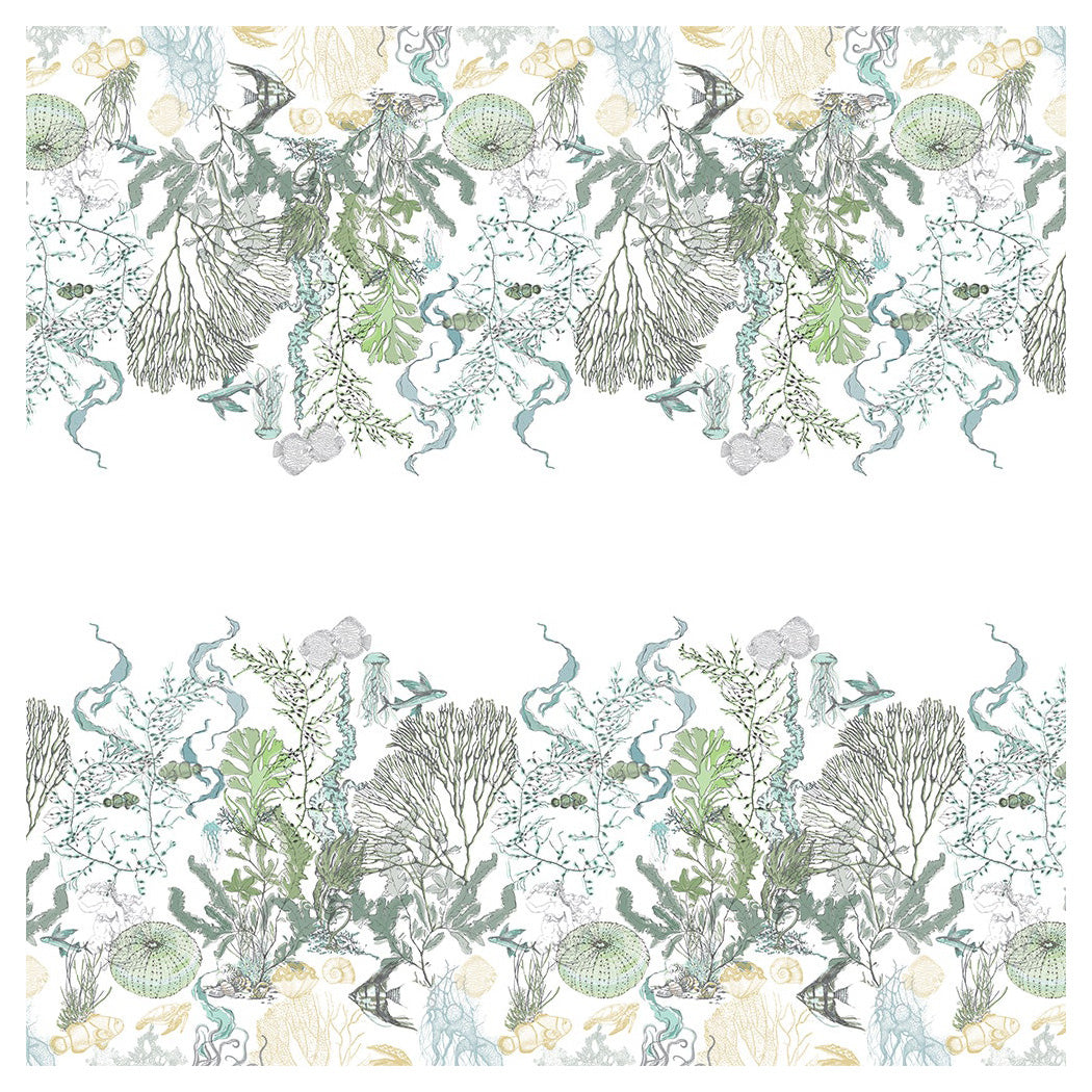 Garnier Thiebaut Balade Marine Verde Tablecloth