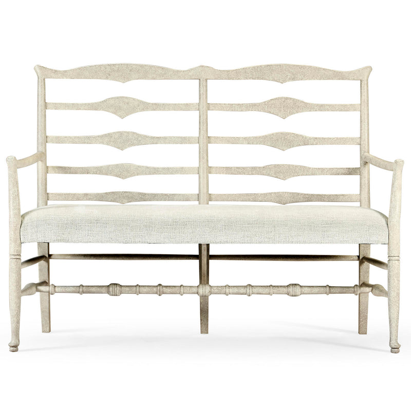 Jonathan Charles Casual Accents Ladderback Bench