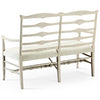 Jonathan Charles Casual Accents Ladderback Bench