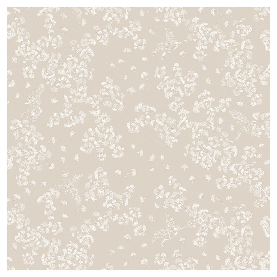 Garnier Thiebaut Mille Ginkos Naturel Jacquard Tablecloth