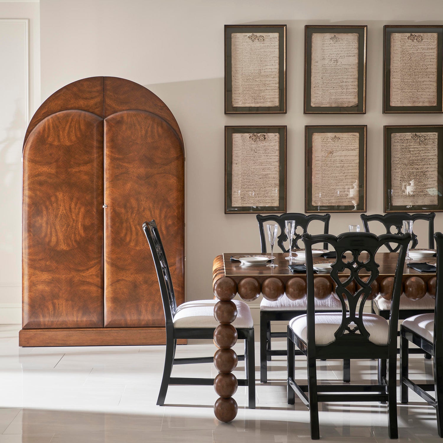 Jonathan Charles Reimagined Spark Chippendale Side Chair