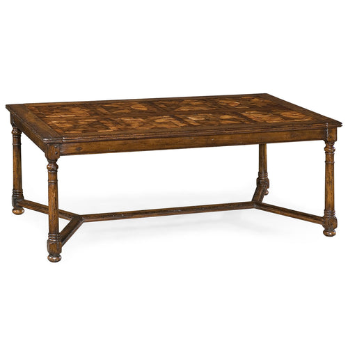 Jonathan Charles Casual Accents Parquet Oyster Cocktail Table