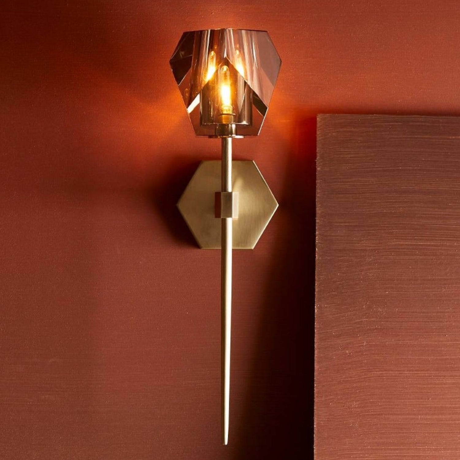 Arteriors Gemma Smoke Wall Sconce