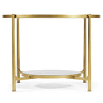 Jonathan Charles Luxe Transitional Center Table