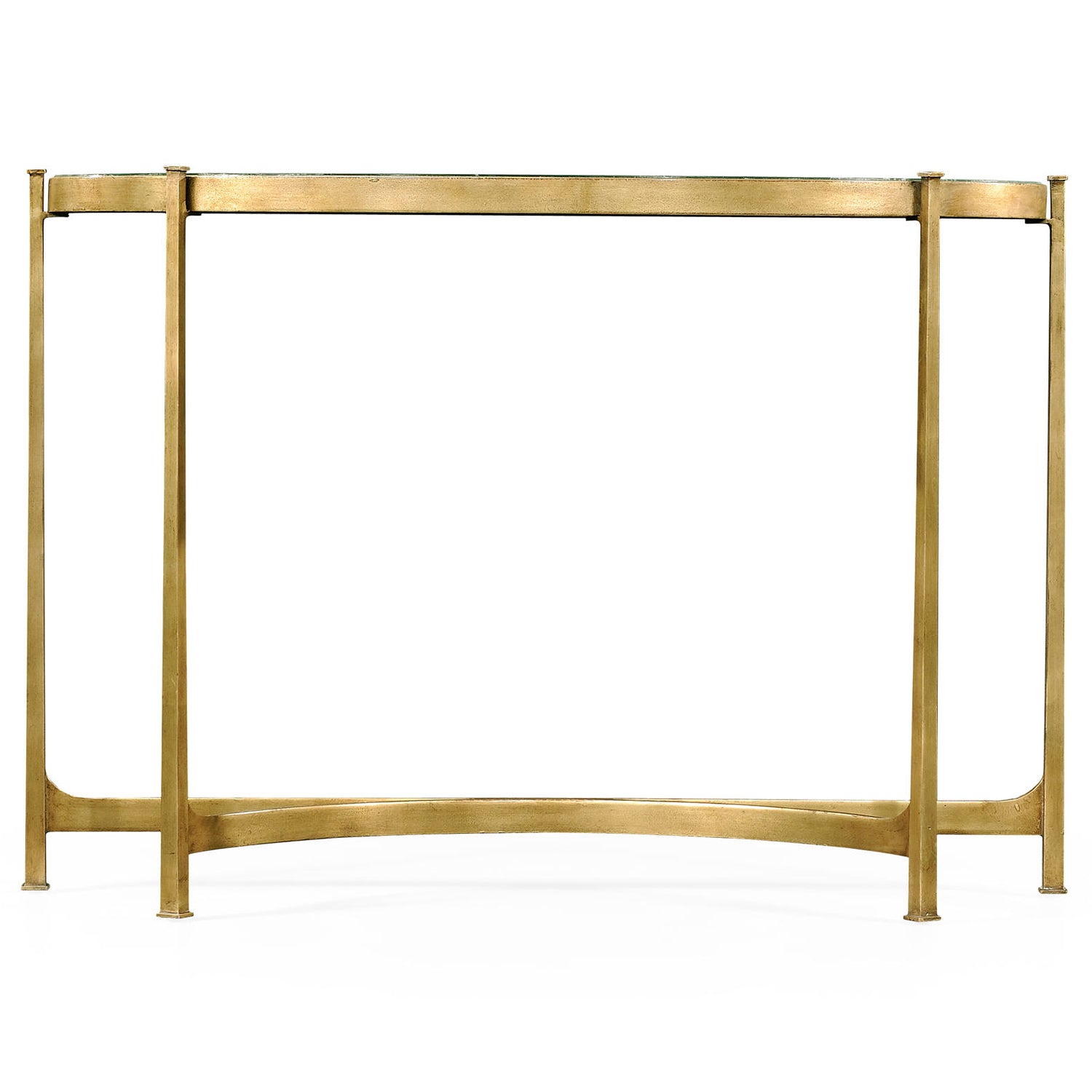 Jonathan Charles Luxe Half Moon Console Table