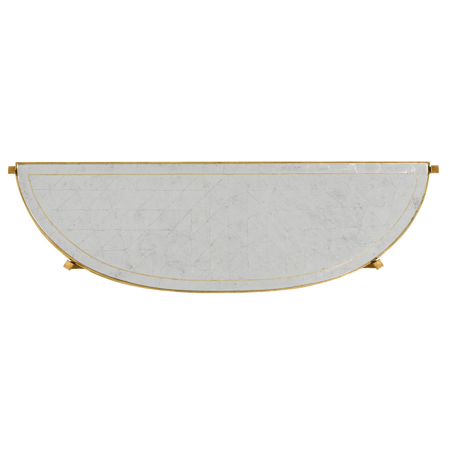 Jonathan Charles Luxe Half Moon Console Table