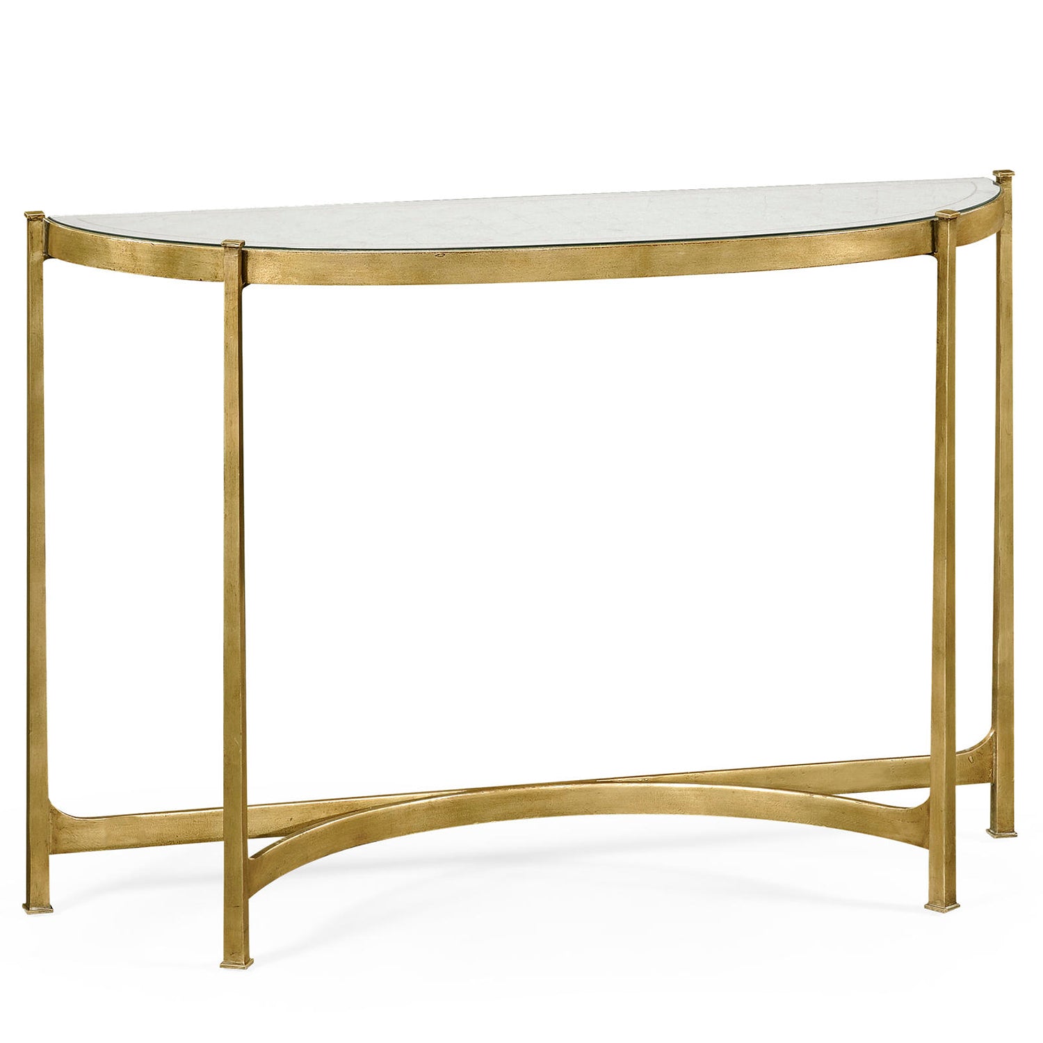 Jonathan Charles Luxe Half Moon Console Table