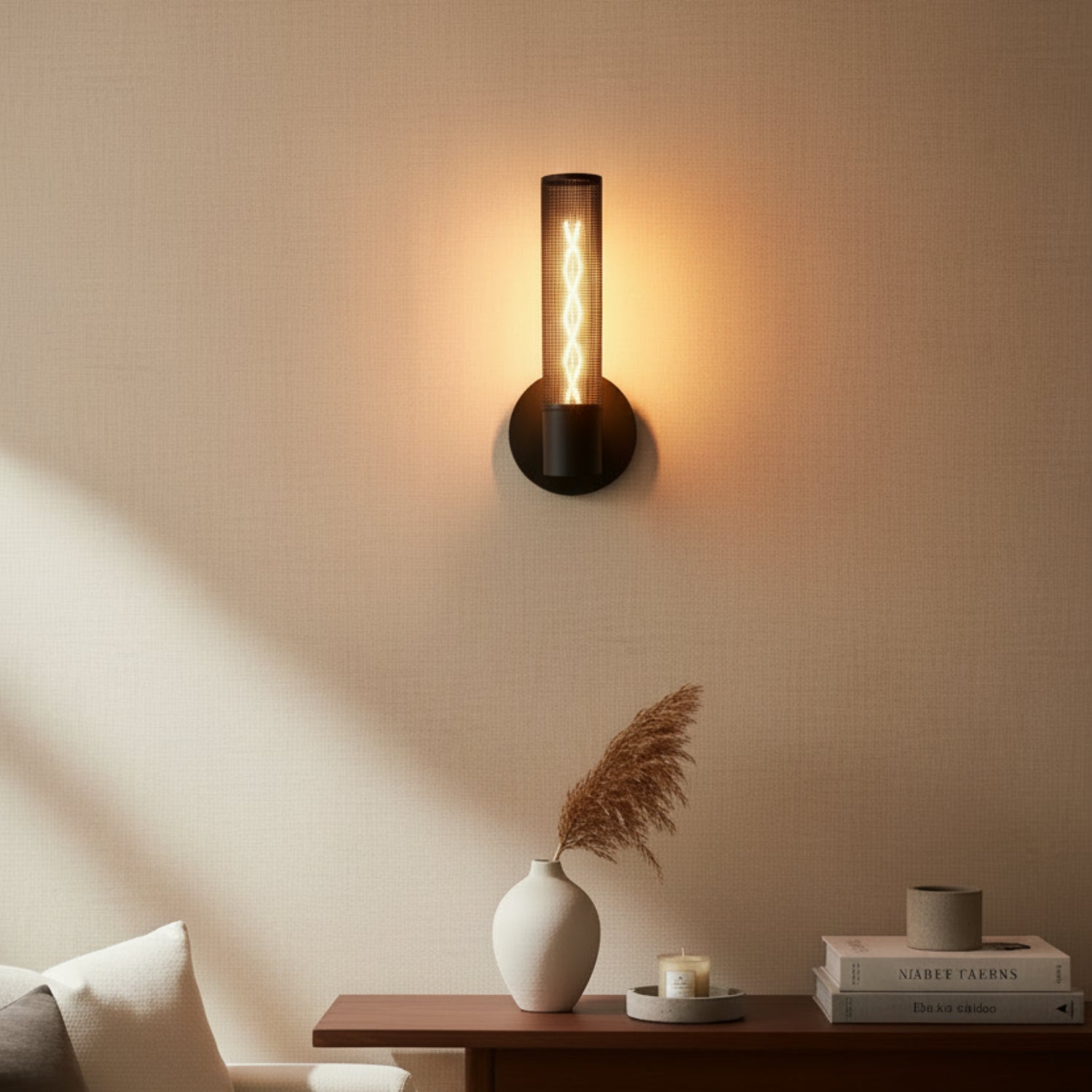 Sonneman Urban Edge Texture Black 4942.97 Wall Sconce