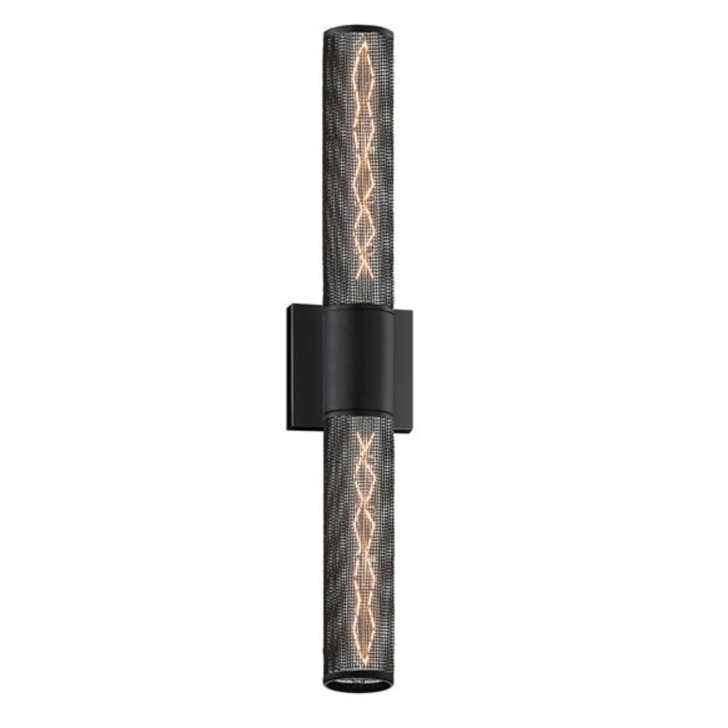 Sonneman Urban Edge Texture Black 4944.97 Wall Sconce