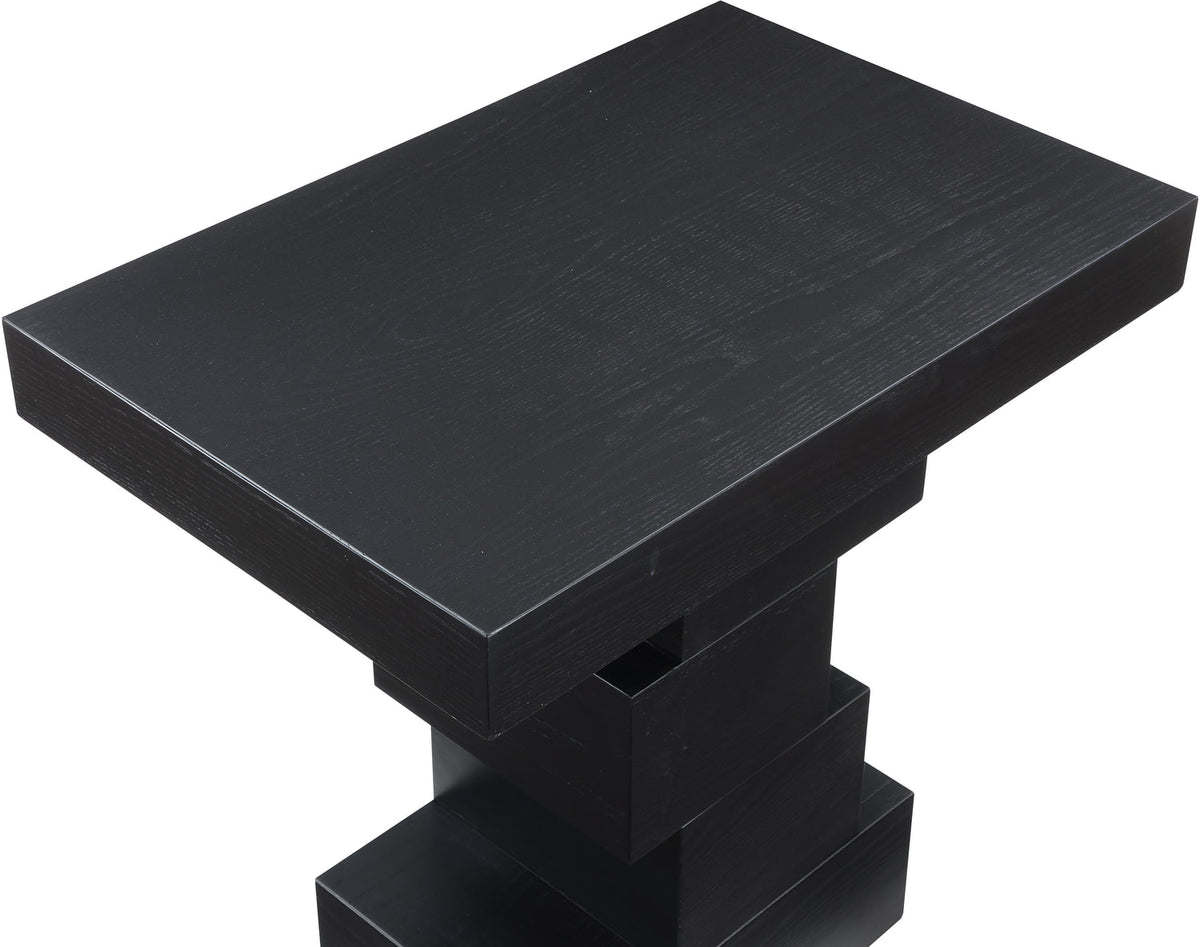 Westmount Black Ash Veneer End Side Table Set of 2